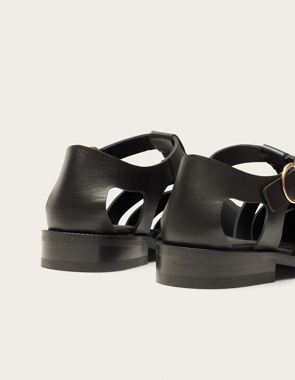 Sandals Inès - Black leather