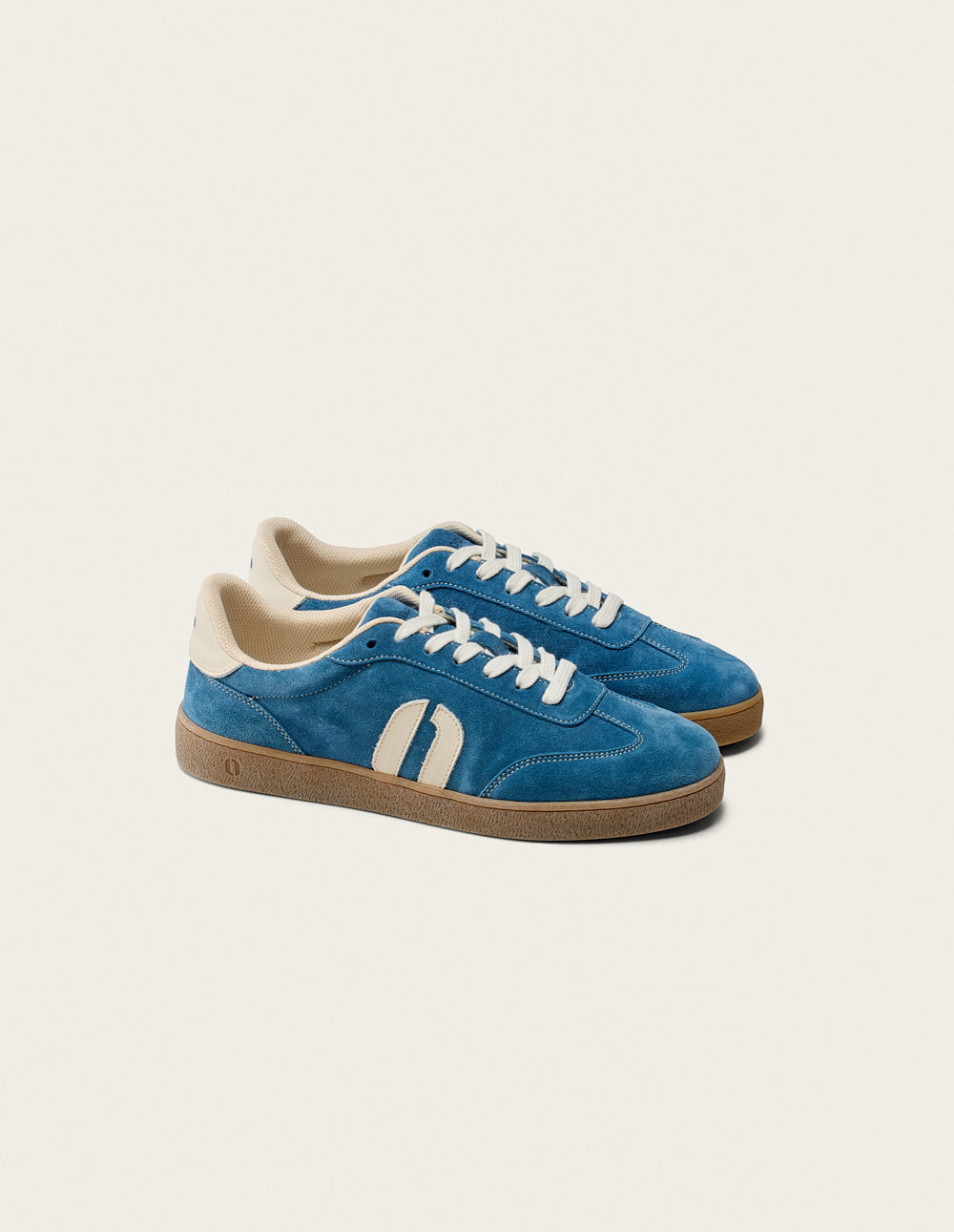 Lucia low-top trainers - Blue ecru