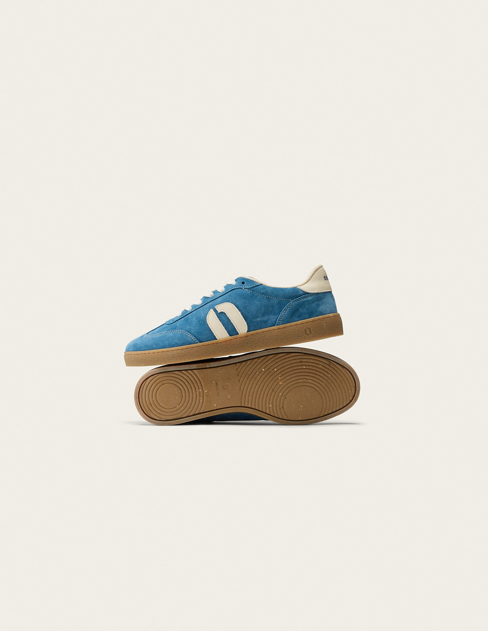 Lucia low-top trainers - Blue ecru