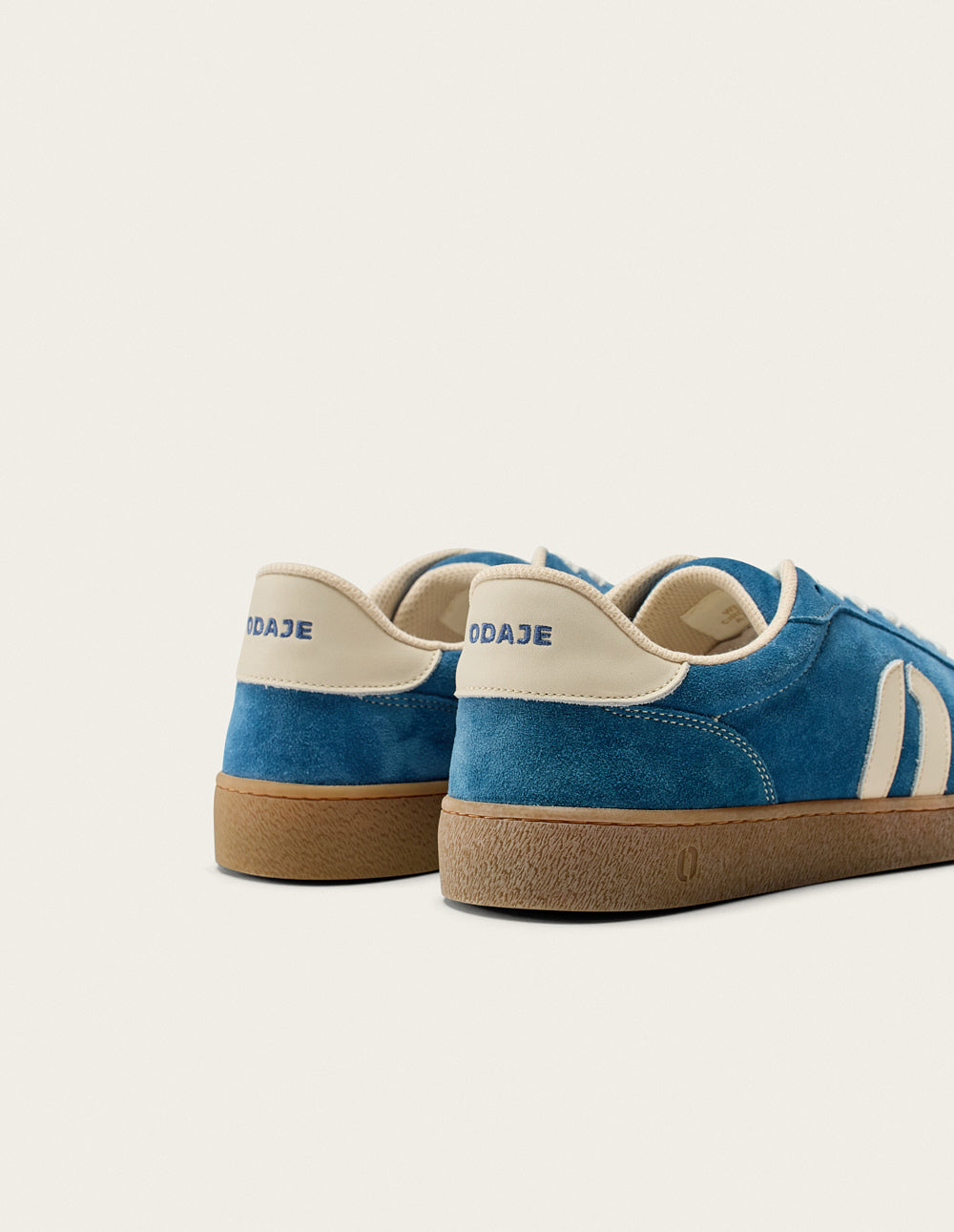 Lucia low-top trainers - Blue ecru
