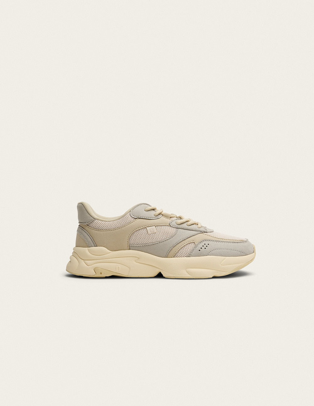 Nathanaelle low-top trainers - Beige
