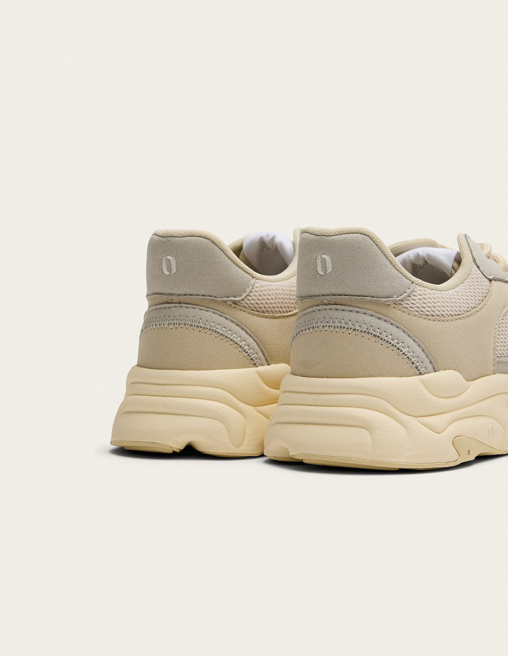 Nathanaelle low-top trainers - Beige