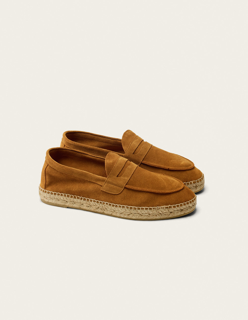Roméo espadrilles - Cognac suede