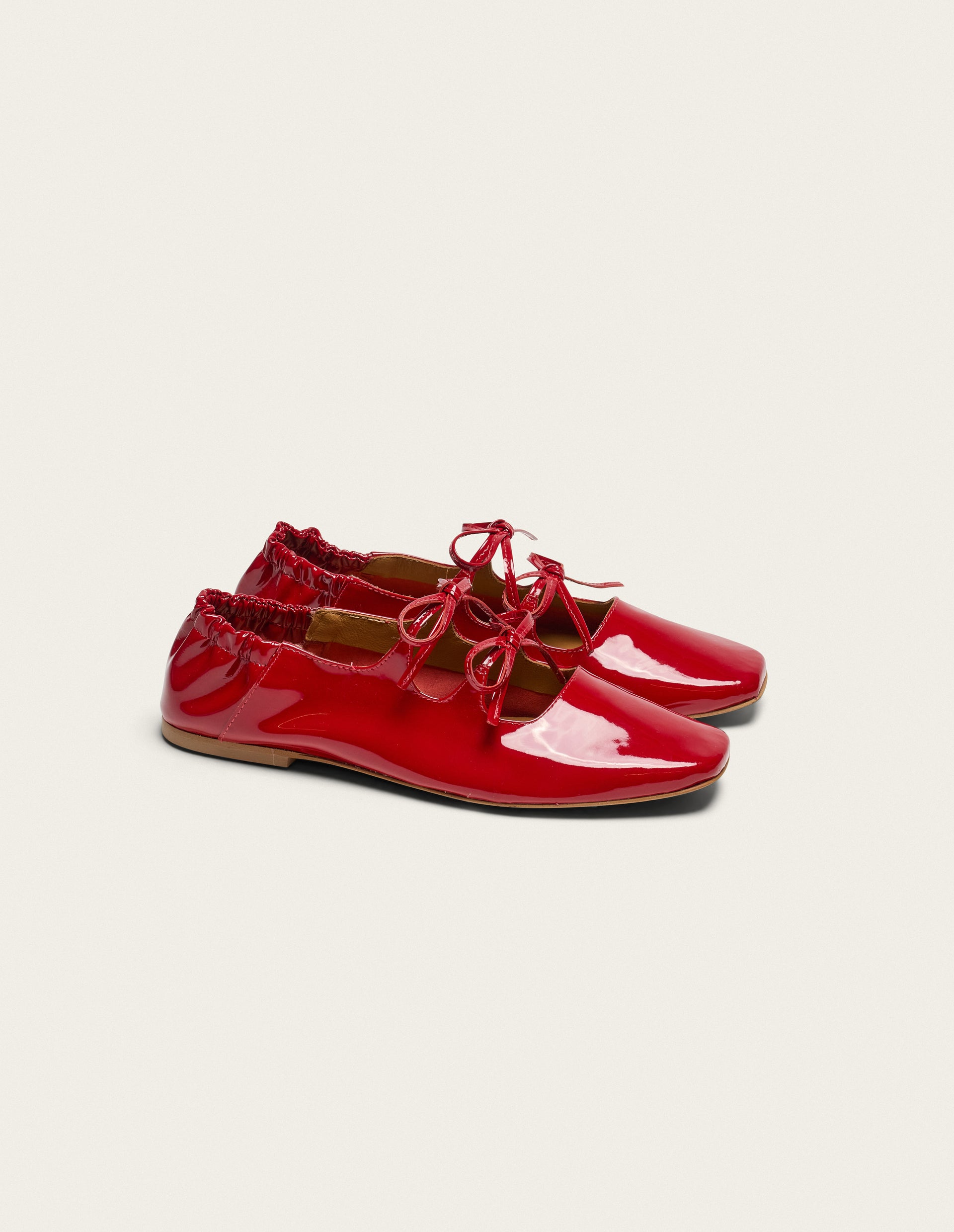 Tula Ballerinas - Red Patent Leather