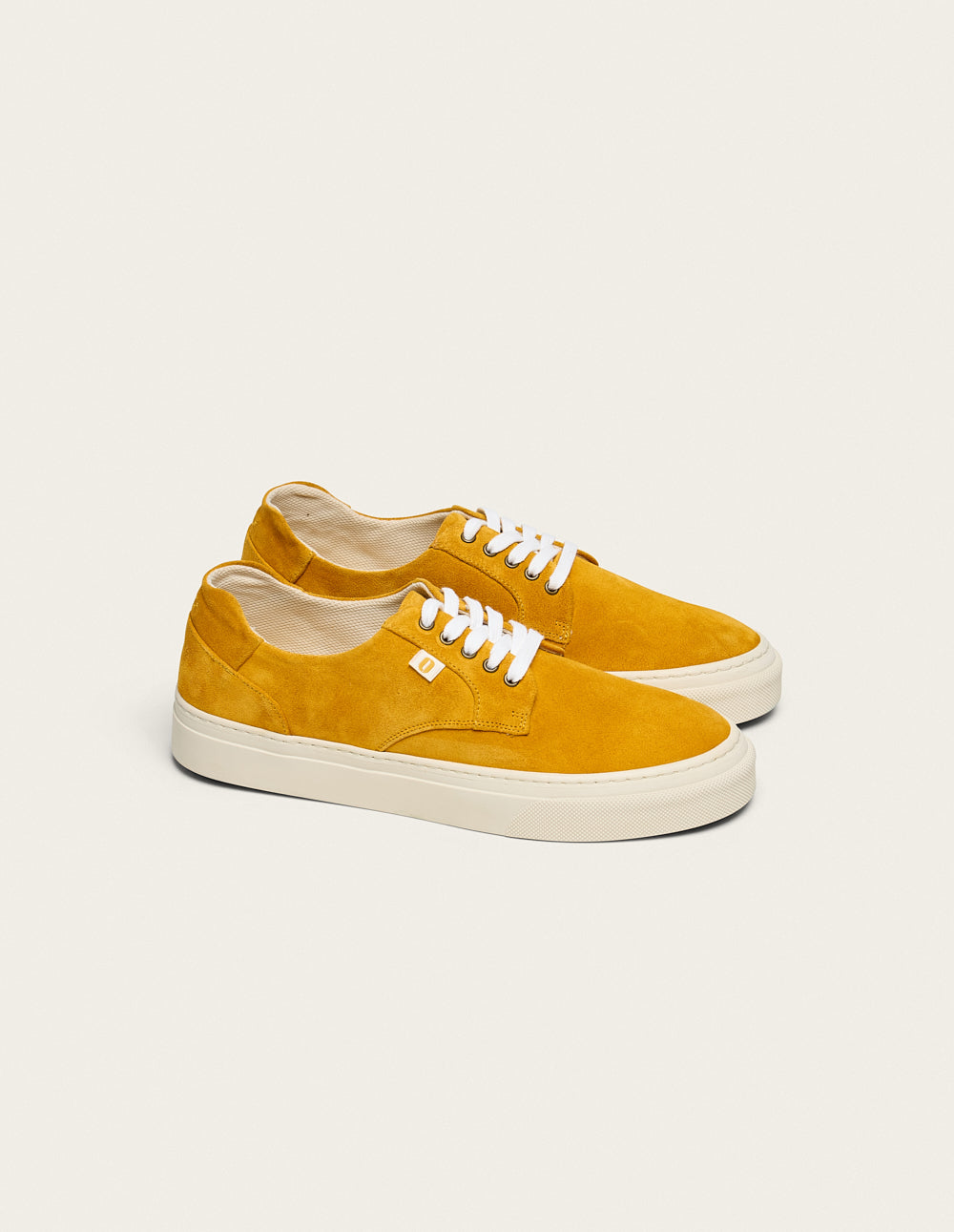 Baskets basses Alexandre - Suède ocre