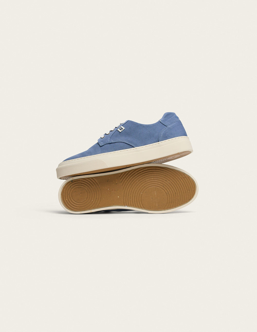 Low-top trainers Alexandre - Petrol blue canvas