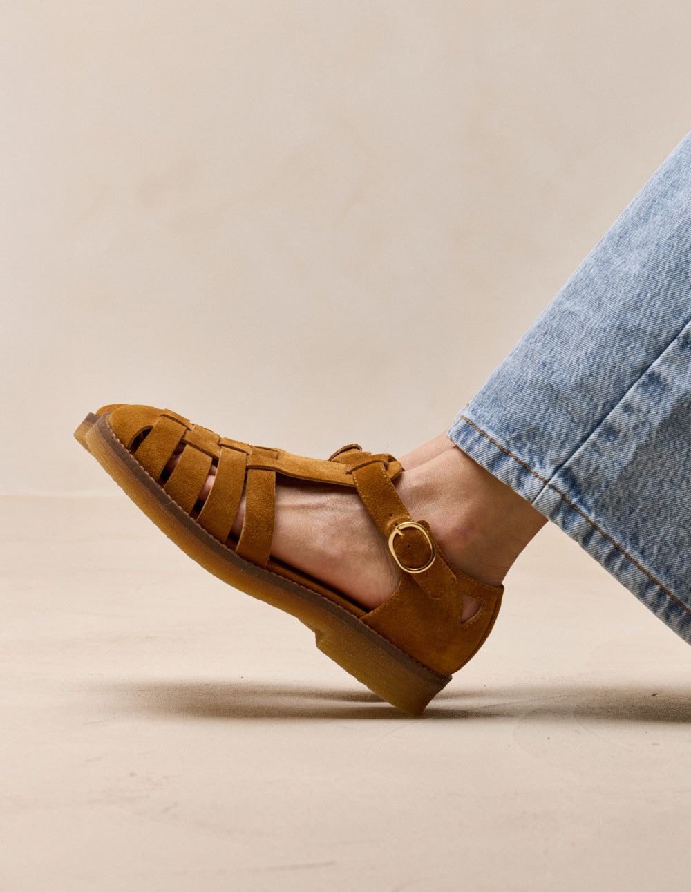 Charlie Sandals - Amber suede