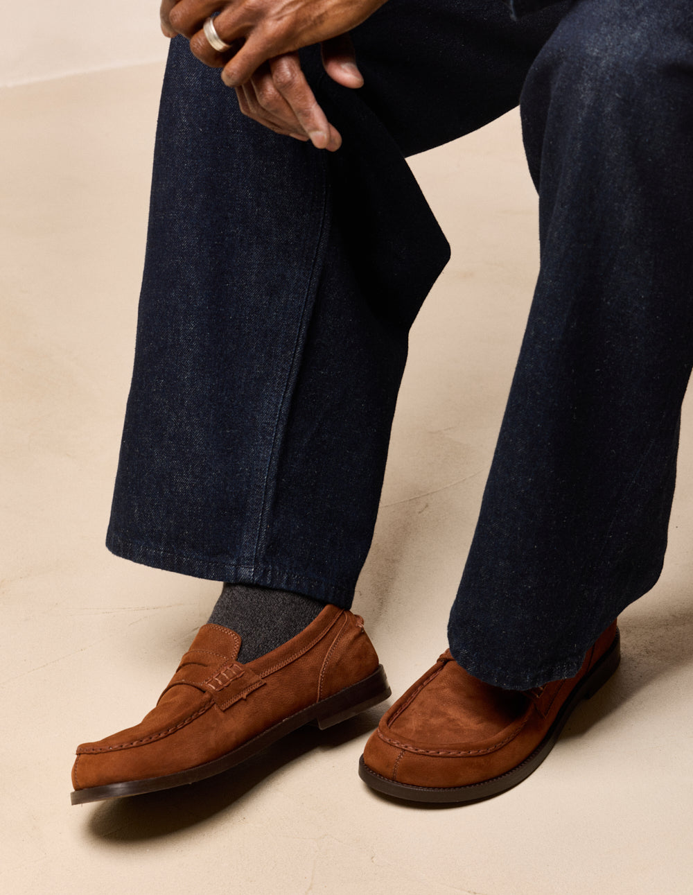 Mocassins Faris - Nubuck cognac