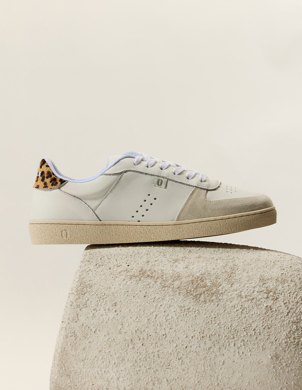 Marie low-top trainers - Light grey white pony