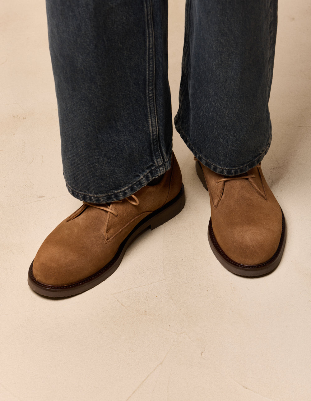 Norin Derbies - Taupe suede