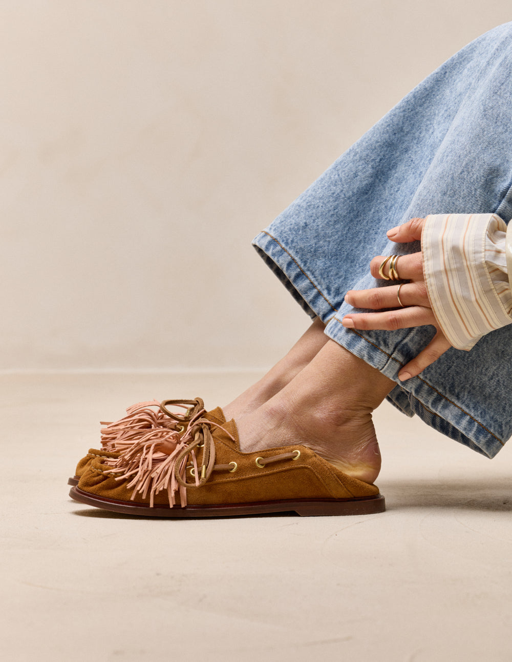 Ovel loafers - Amber suede
