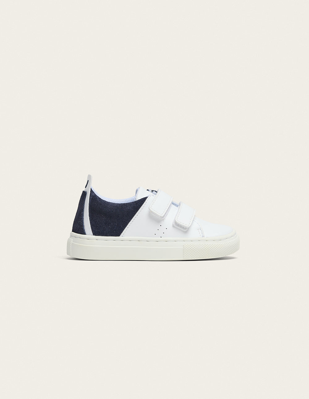 Baskets Enfants René Junior - Blanc marine