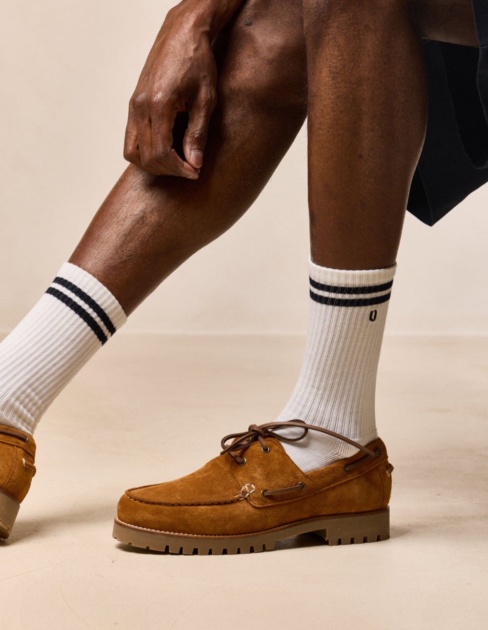 Chaussures Bateau Tom - Suède ambre