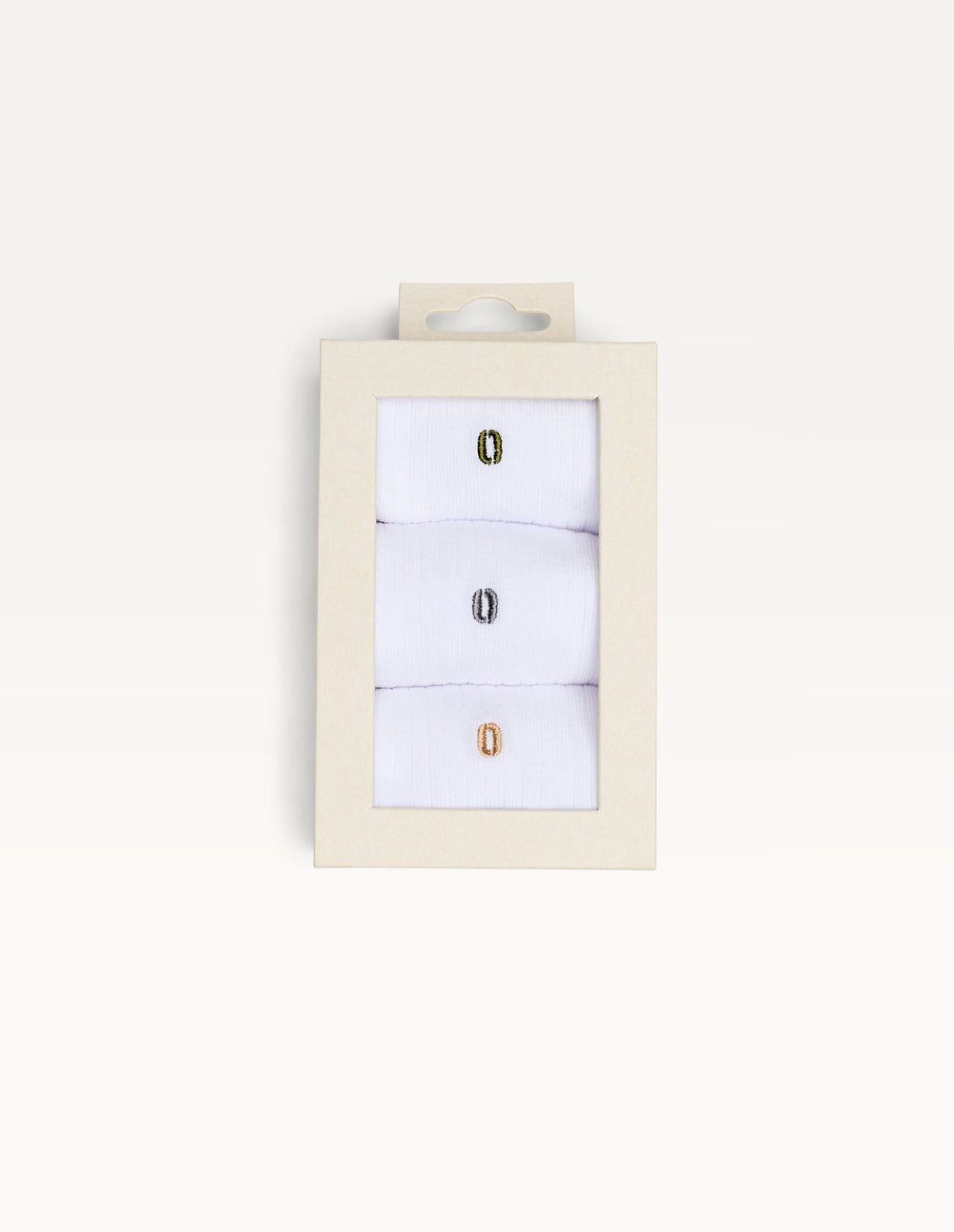 Pack of 3 Socks - Froufrou green grey camel