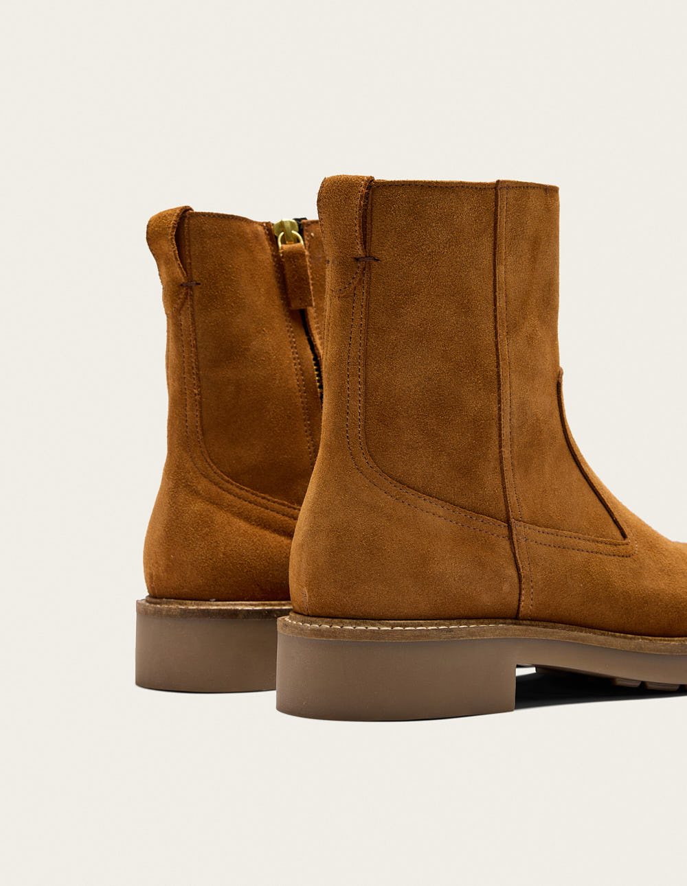 Aris Ankle Boots - Amber Suede