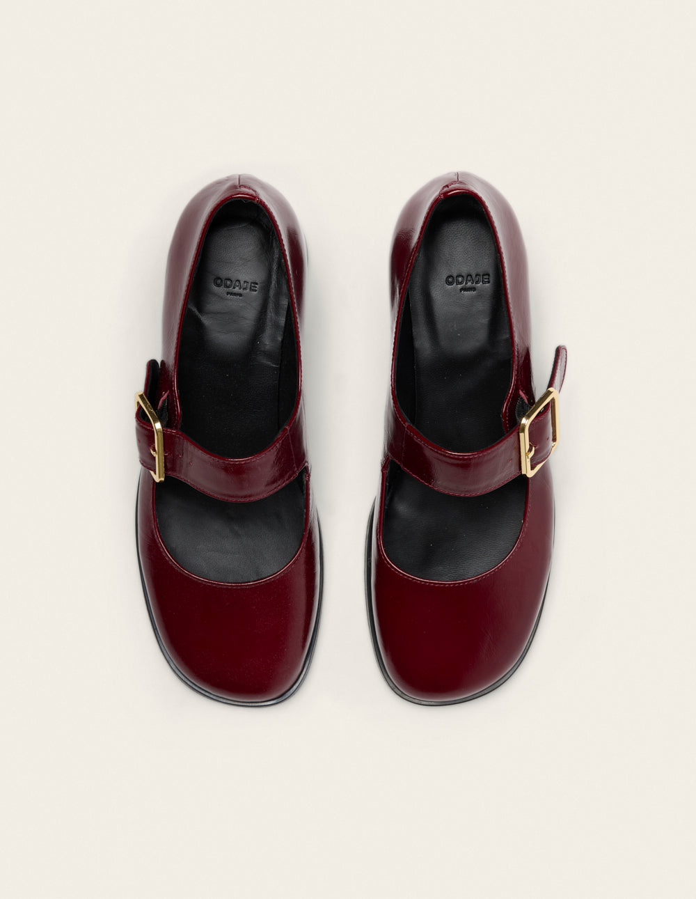 Amari pumps - Burgundy pleated leather