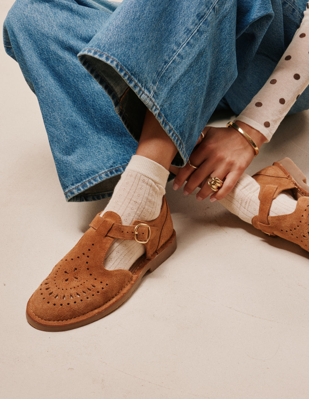 Ario Derbies - Amber Suede