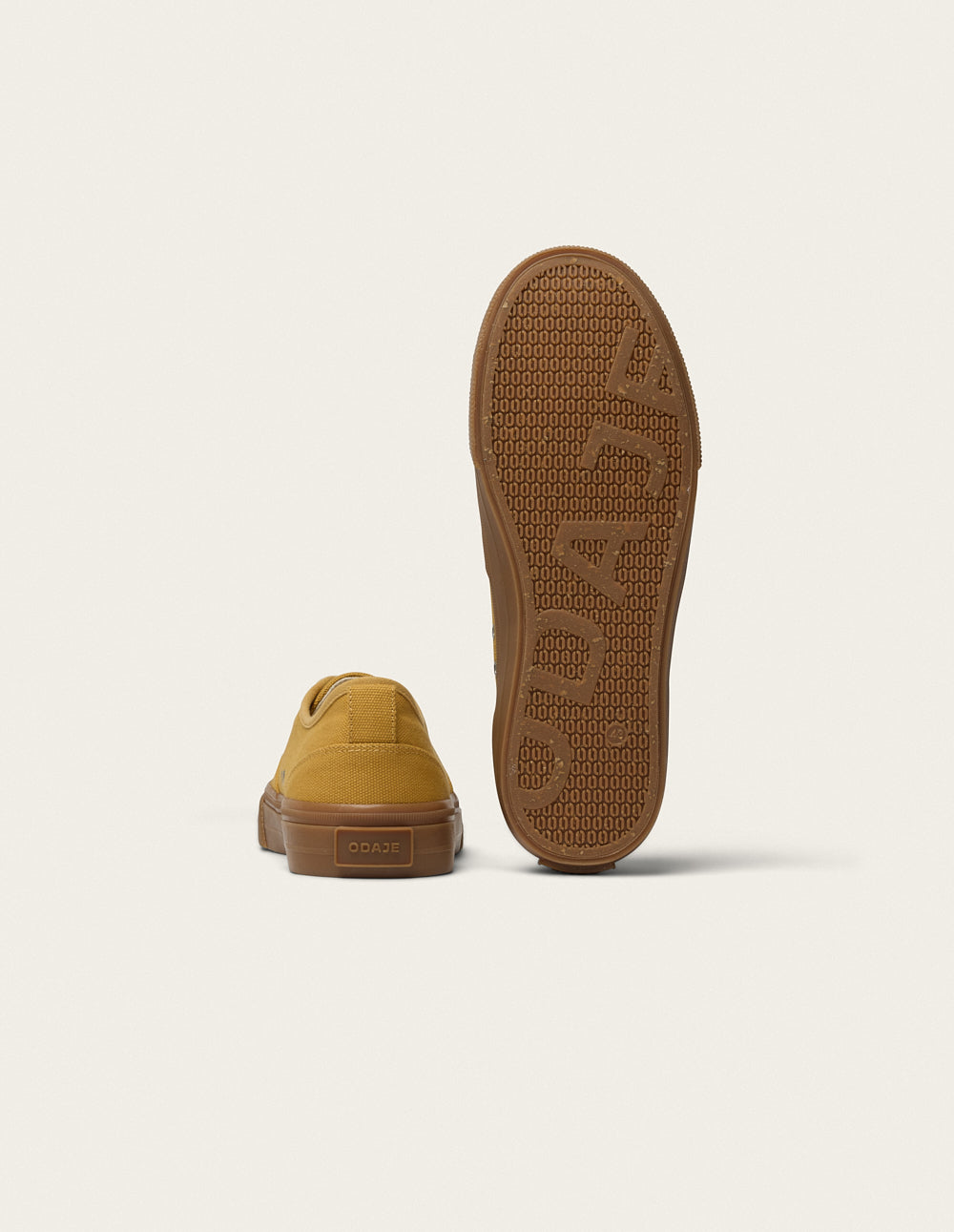 Asili low-top trainers - Mustard