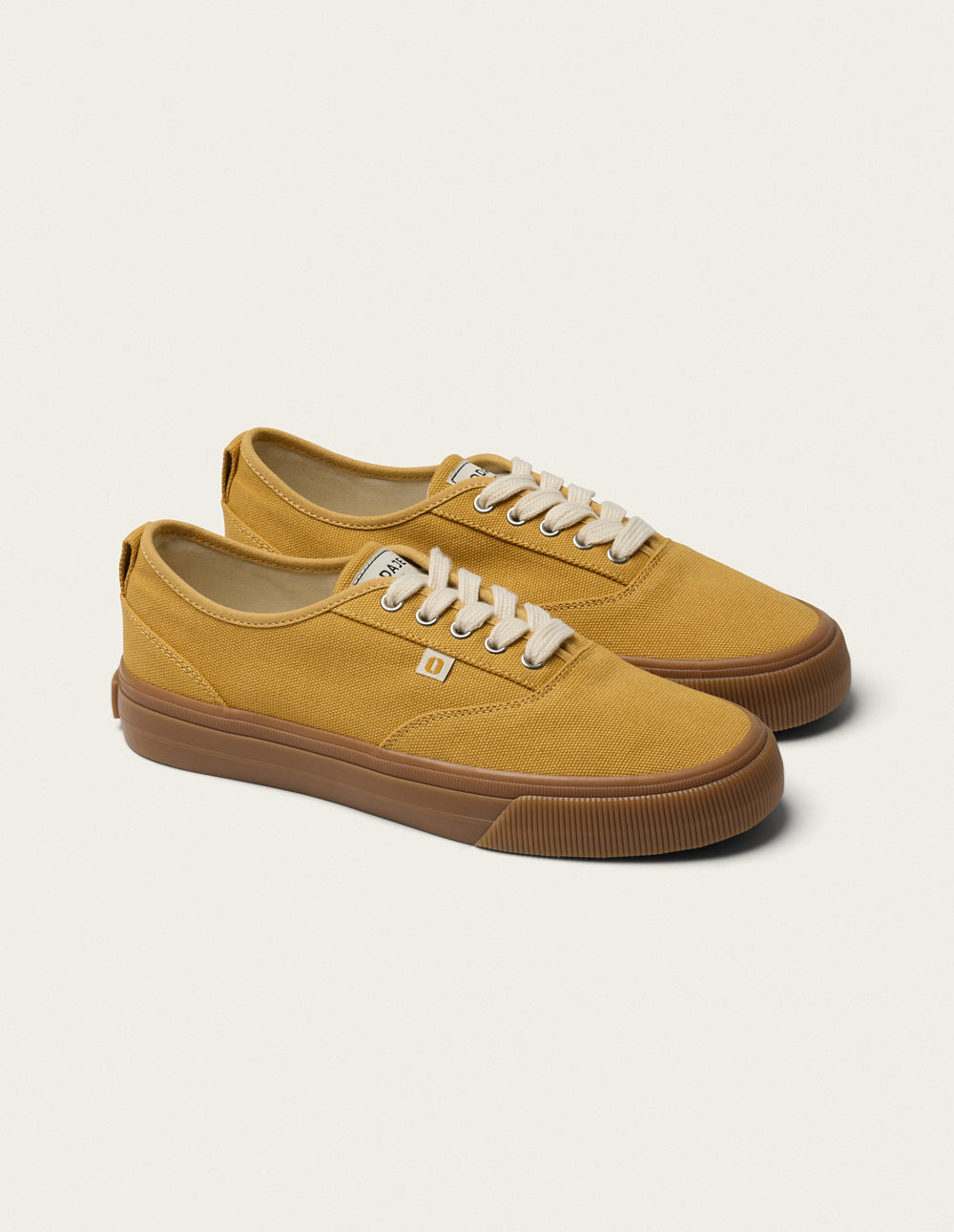 Asili low-top trainers - Mustard
