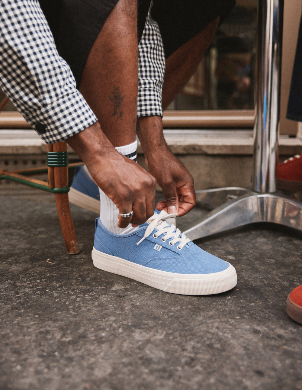 Asili low-top trainers - Blue