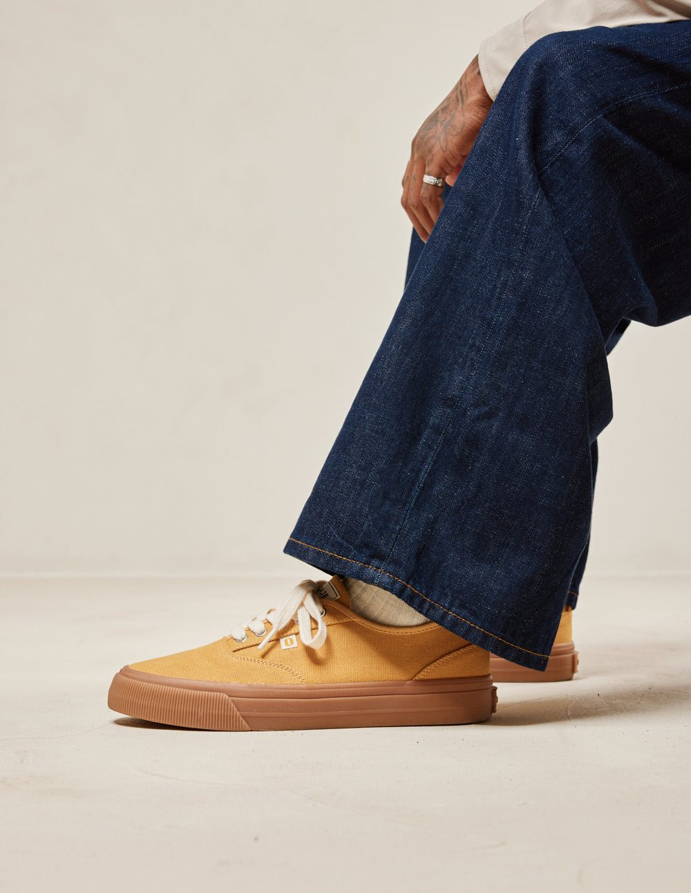 Baskets basses Asili - Moutarde