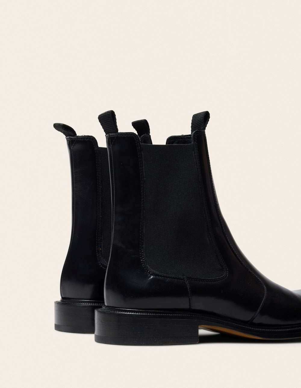 Bottines Bajy - Cuir box noir