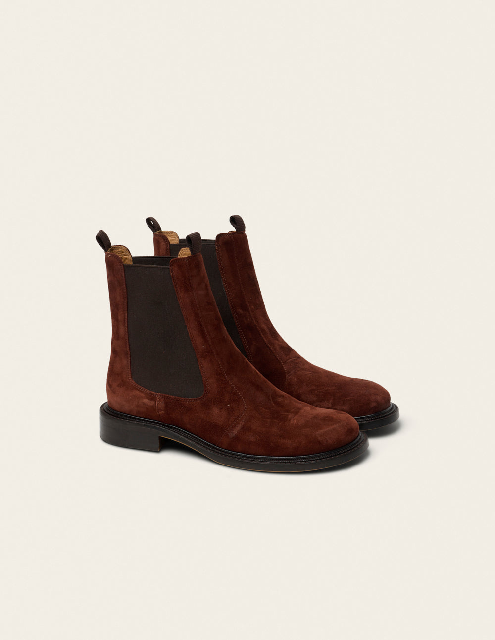 Bajy ankle boots - Brown suede