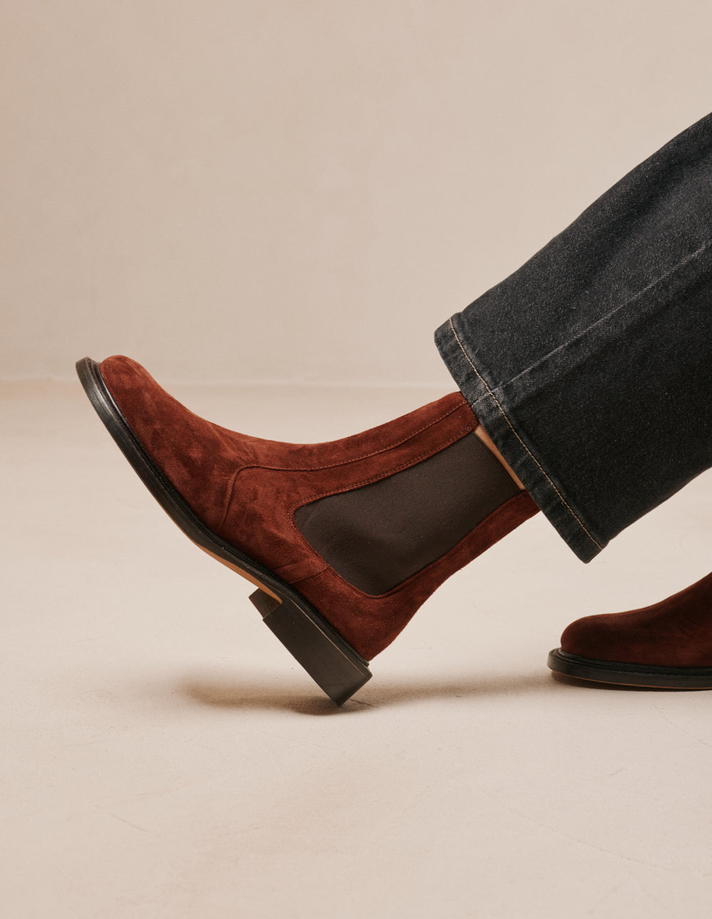 Bajy ankle boots - Brown suede