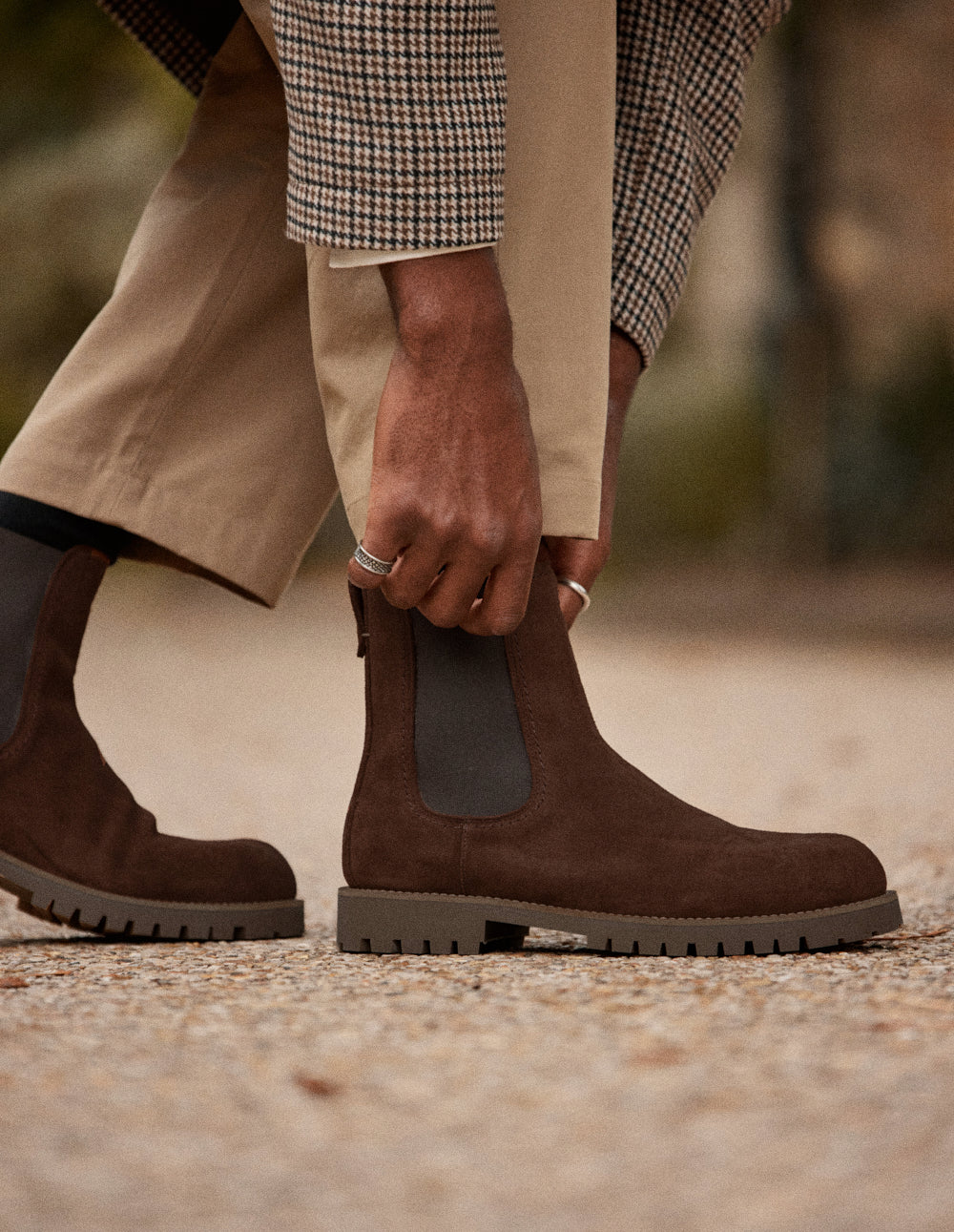 Bottines Barel - Suède marron
