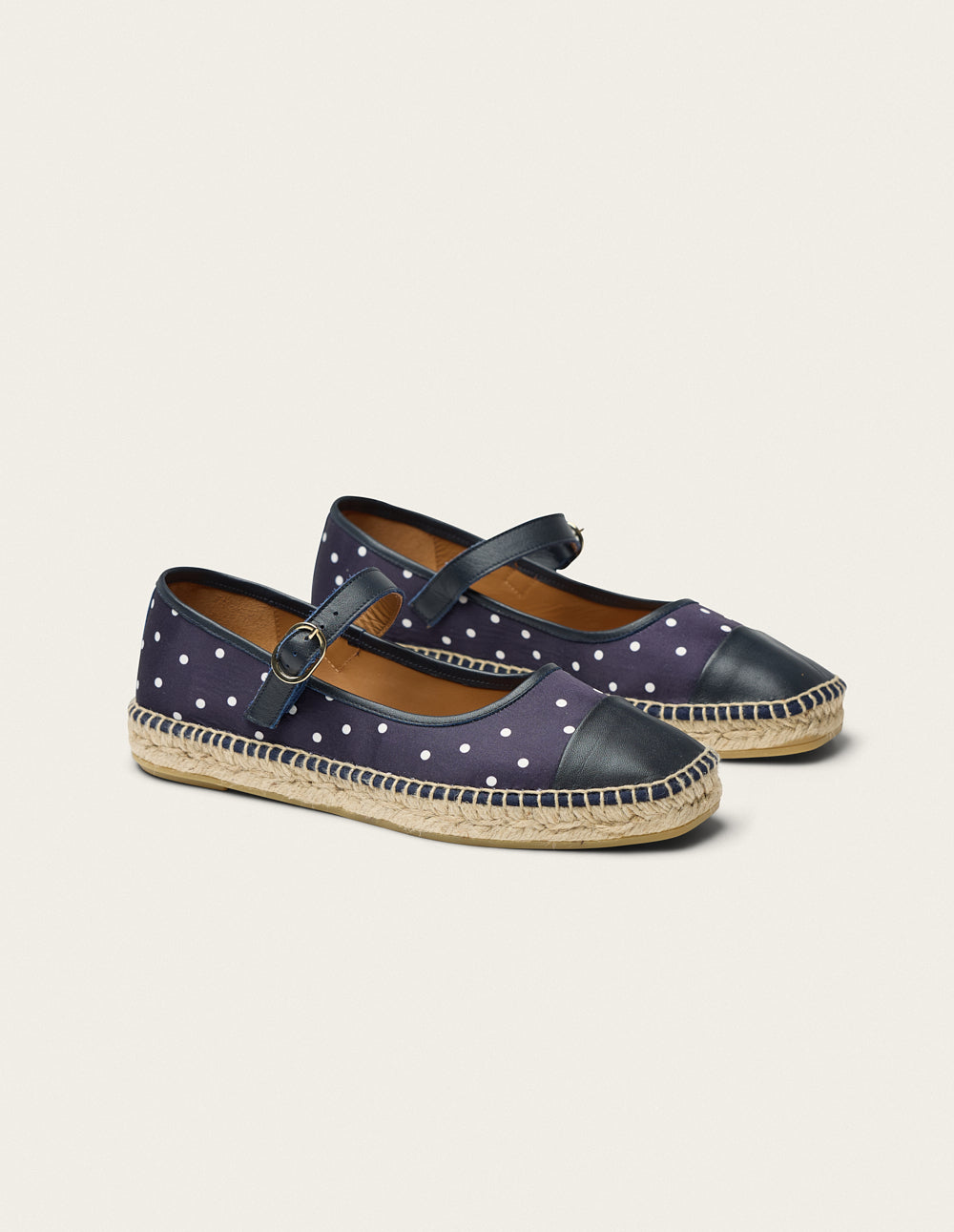 Espadrilles Bebi - Pois marine