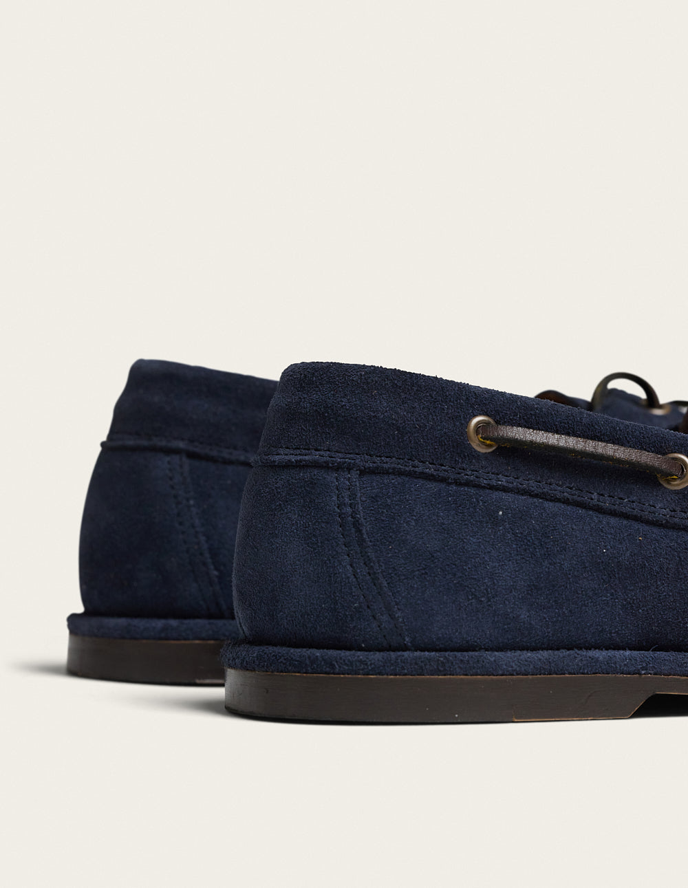 Bosan Boat Shoes - Navy Suede