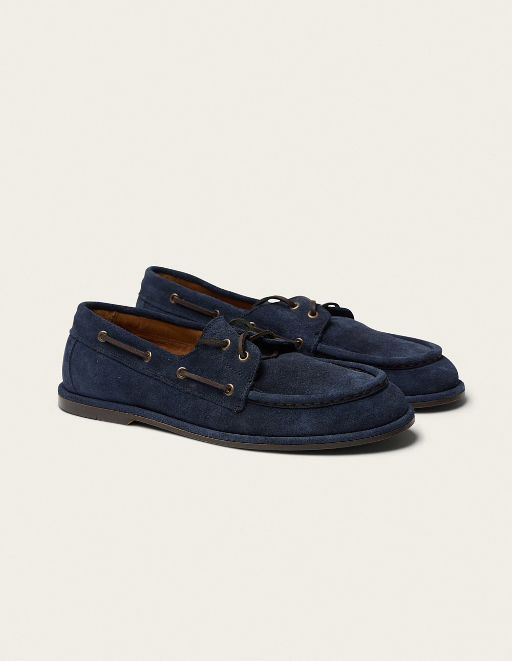 Bosan Boat Shoes - Navy Suede