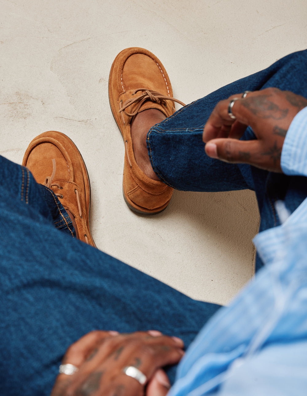 Bosan Boat Shoes - Amber Suede