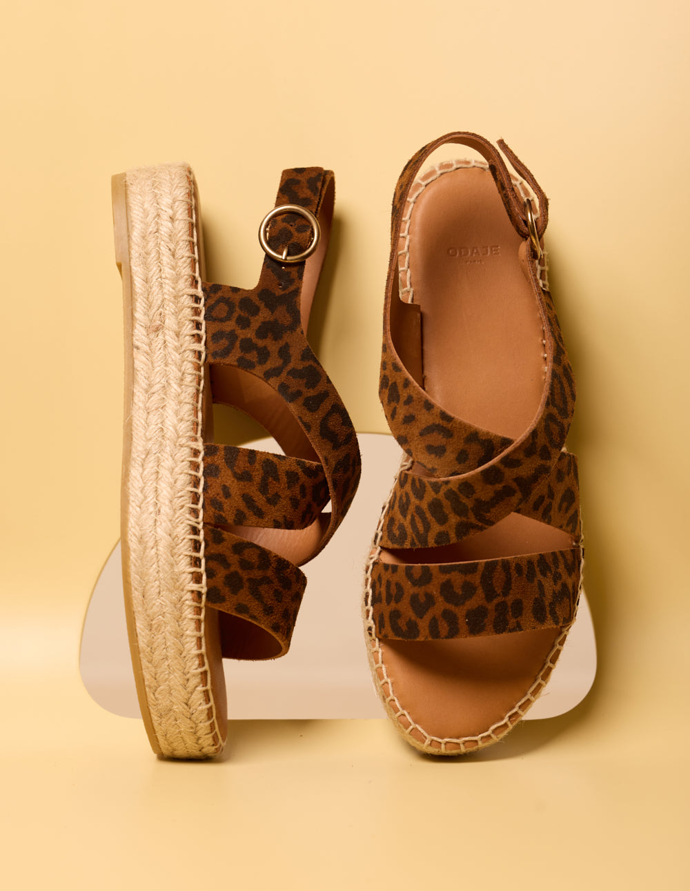 Chantal  Espadrilles - Leopard Suede