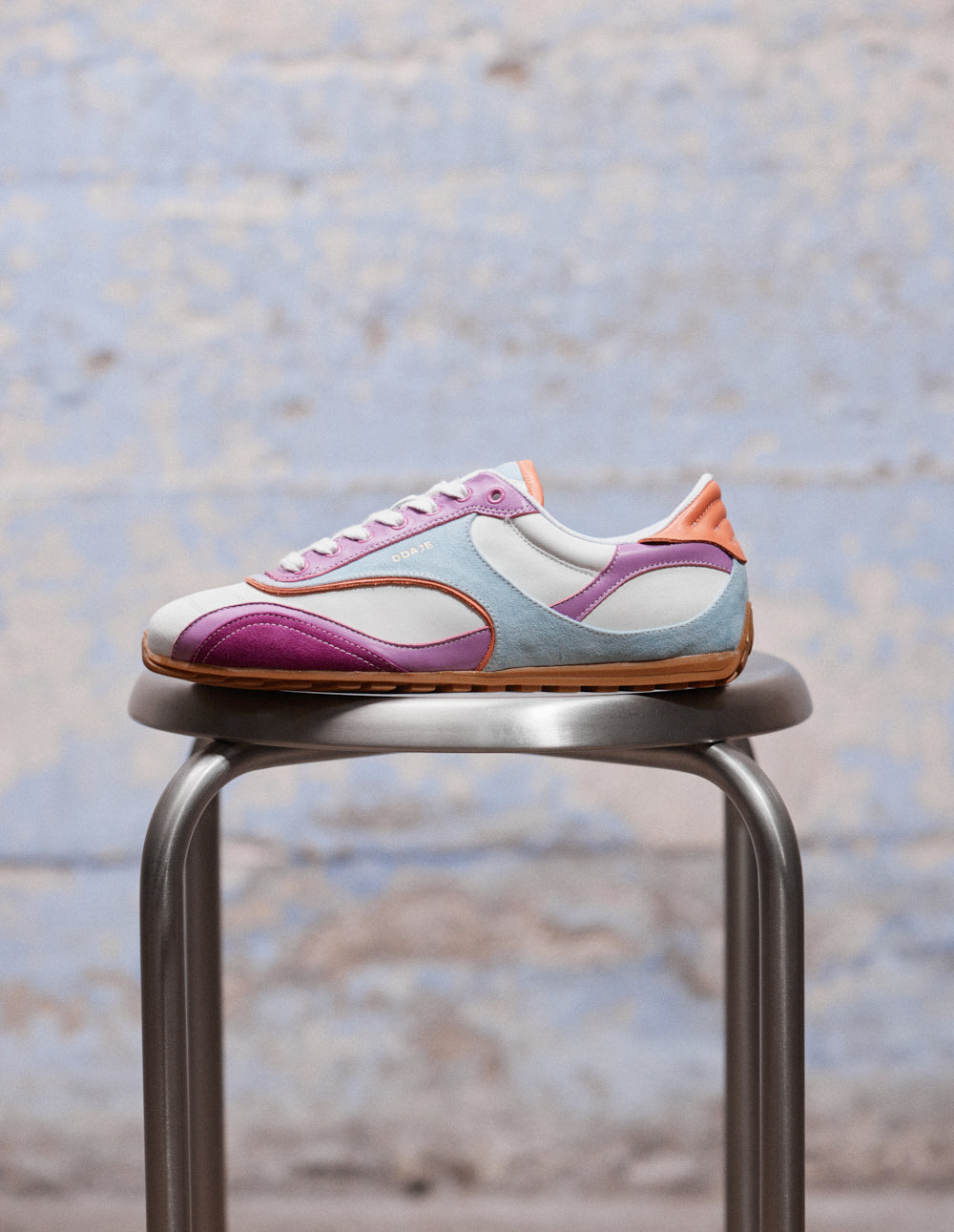 Baskets basses Chantua - Lilas turquoise orange