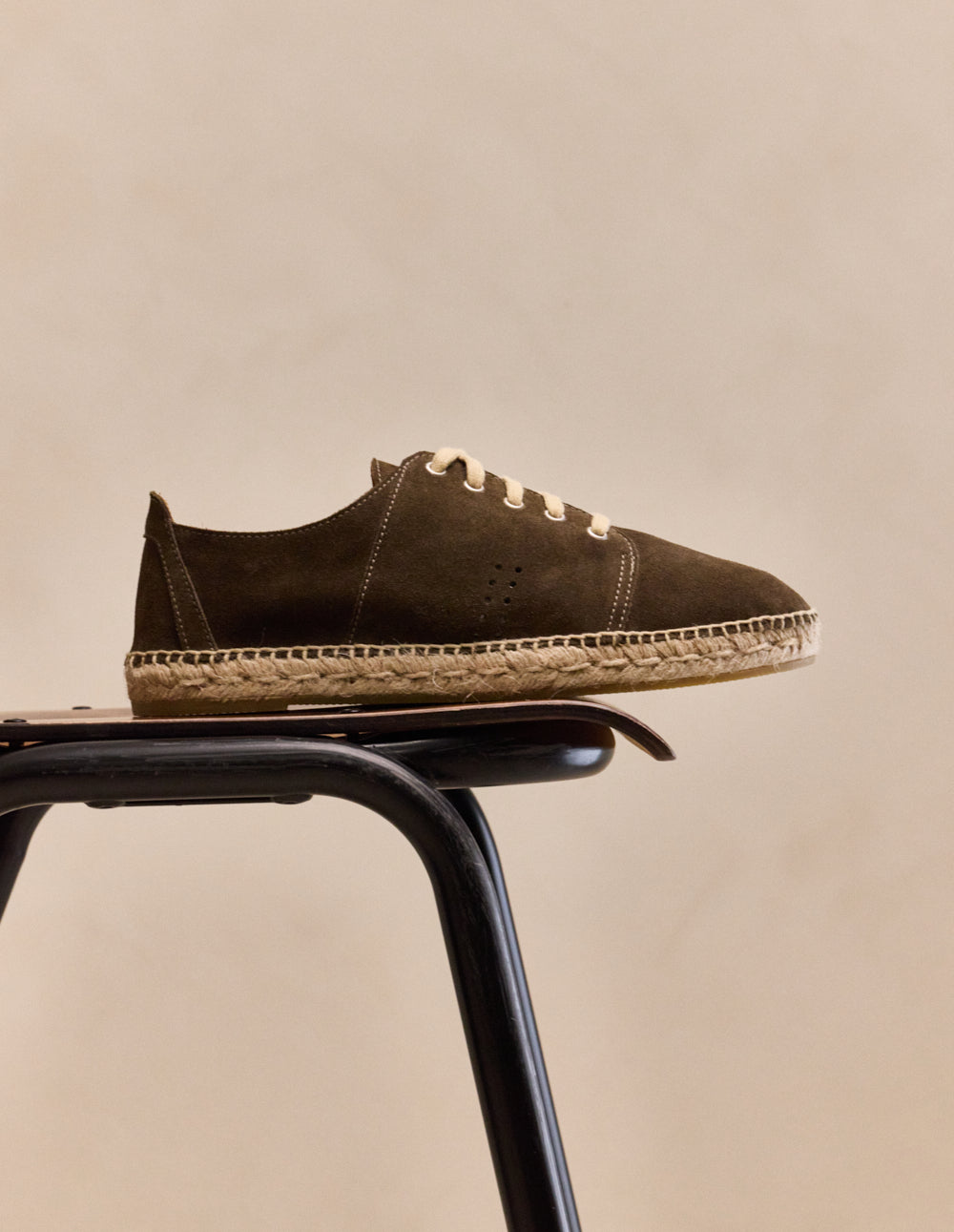 Charles Espadrilles - Khaki suede
