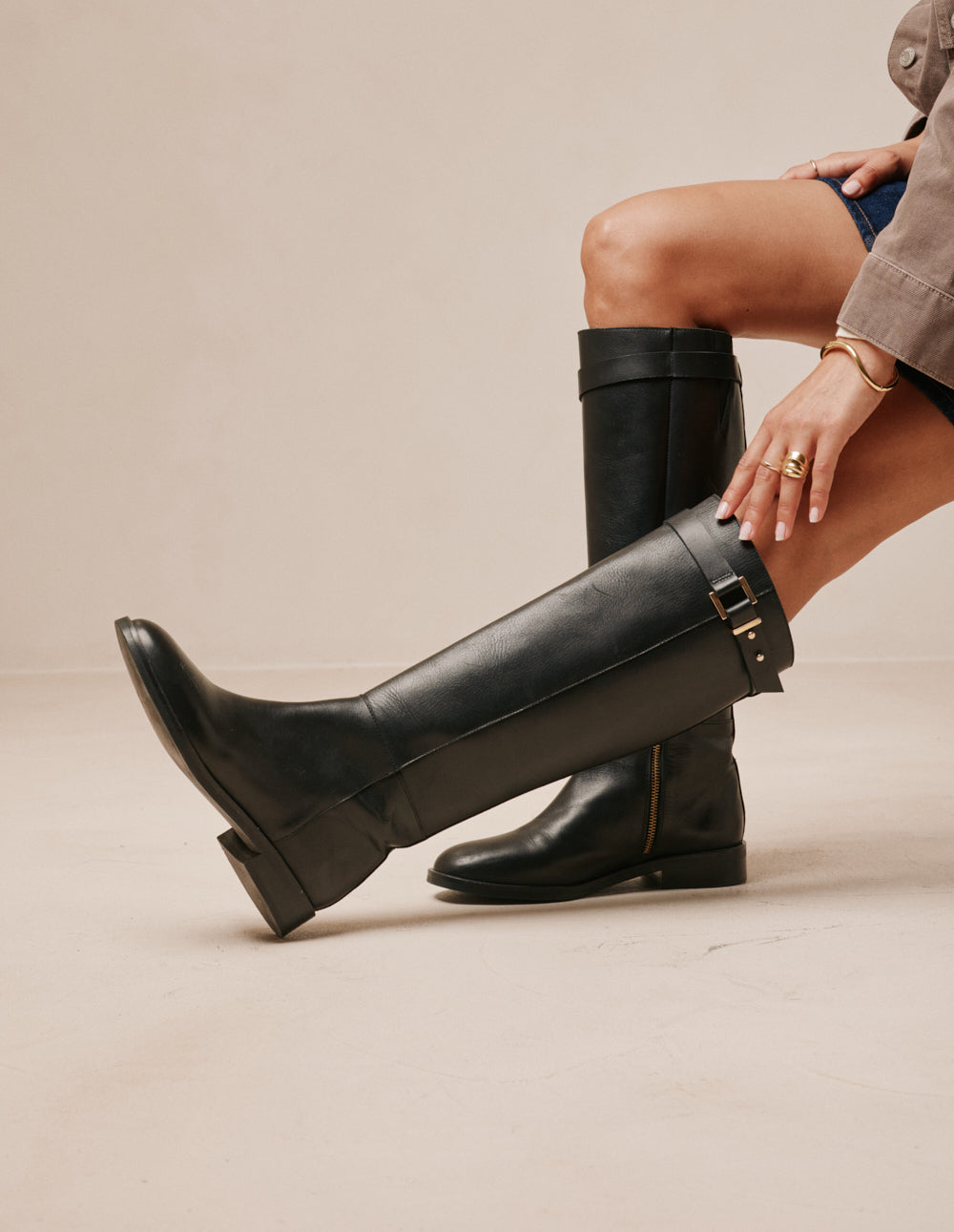 Civa Boots - Black Leather