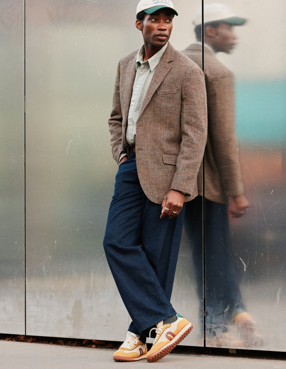 Baskets basses Crest - Camel beige marron