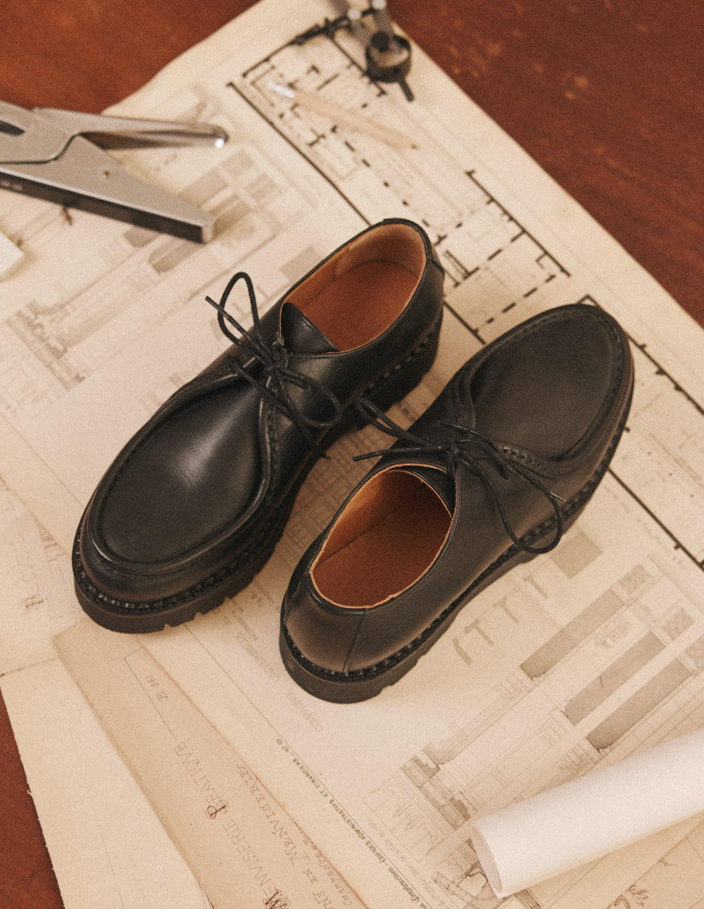 Derbies Deborah - Cuir noir
