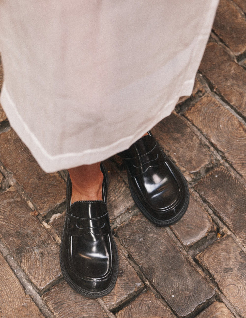 Dena loafers - Black box leather