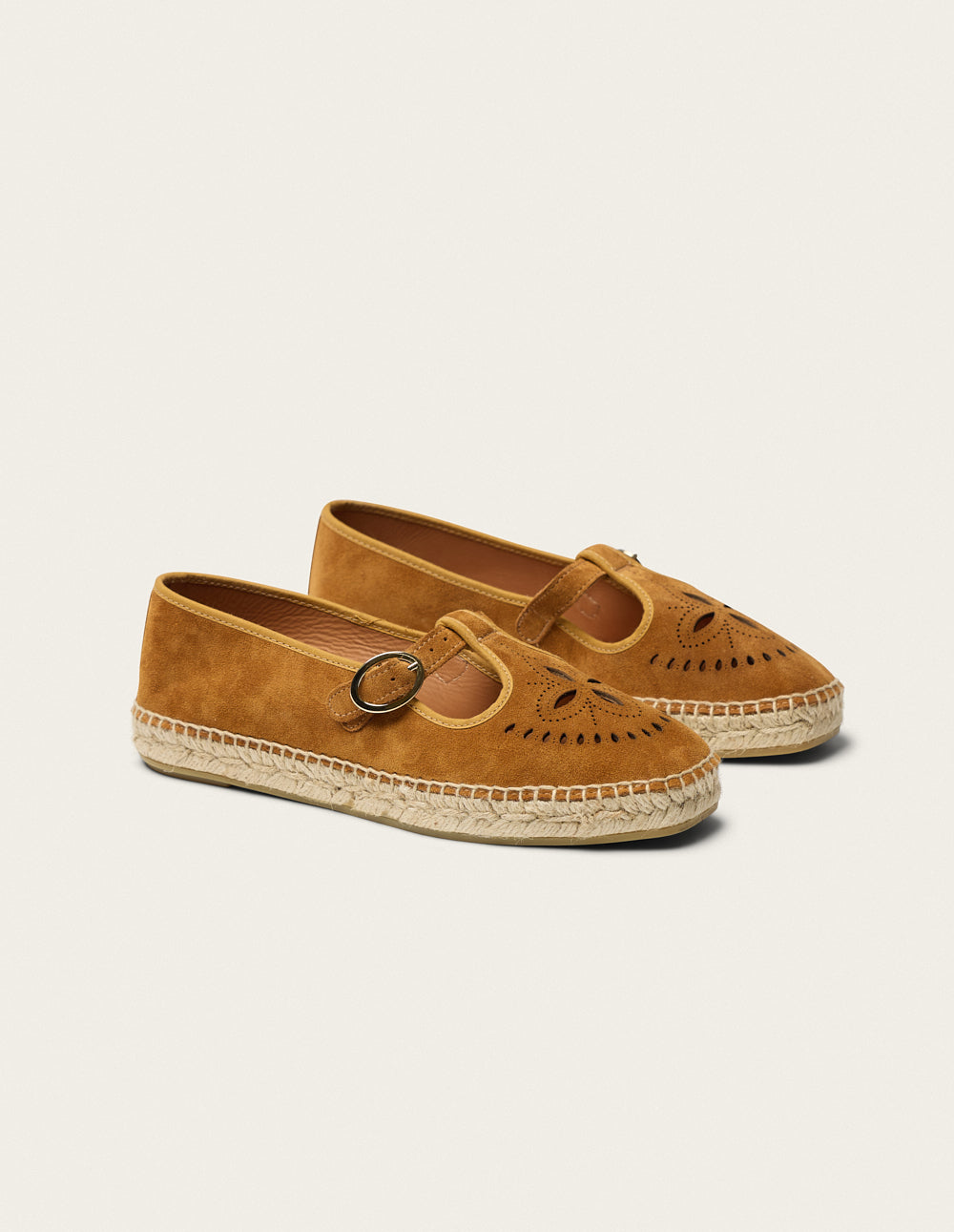 Espadrilles Dina - Suède ambre
