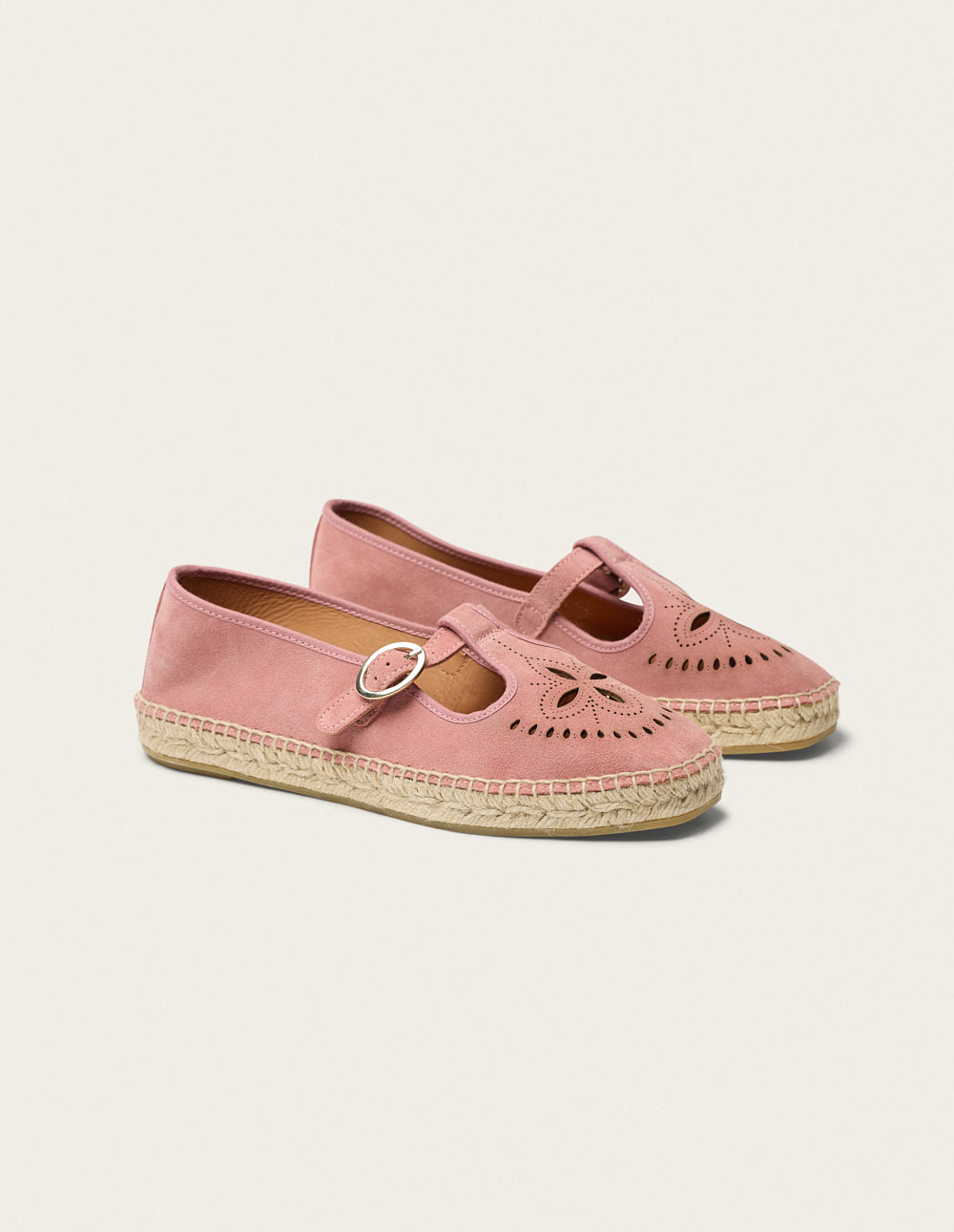 Espadrilles Dina - Suède rose