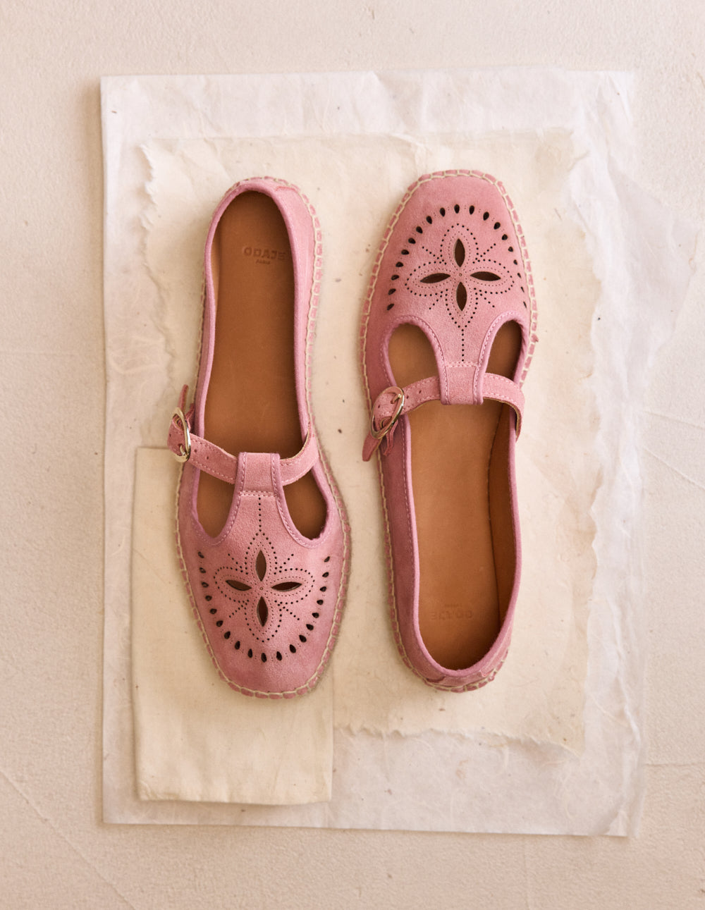 Espadrilles Dina - Suède rose