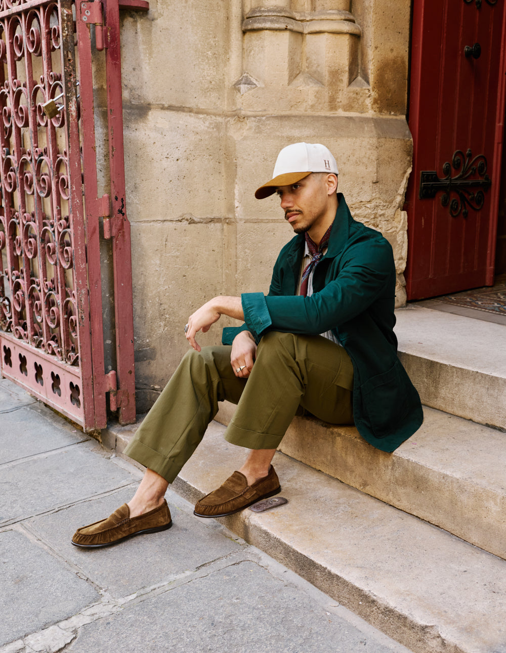 Doni loafers - Khaki suede