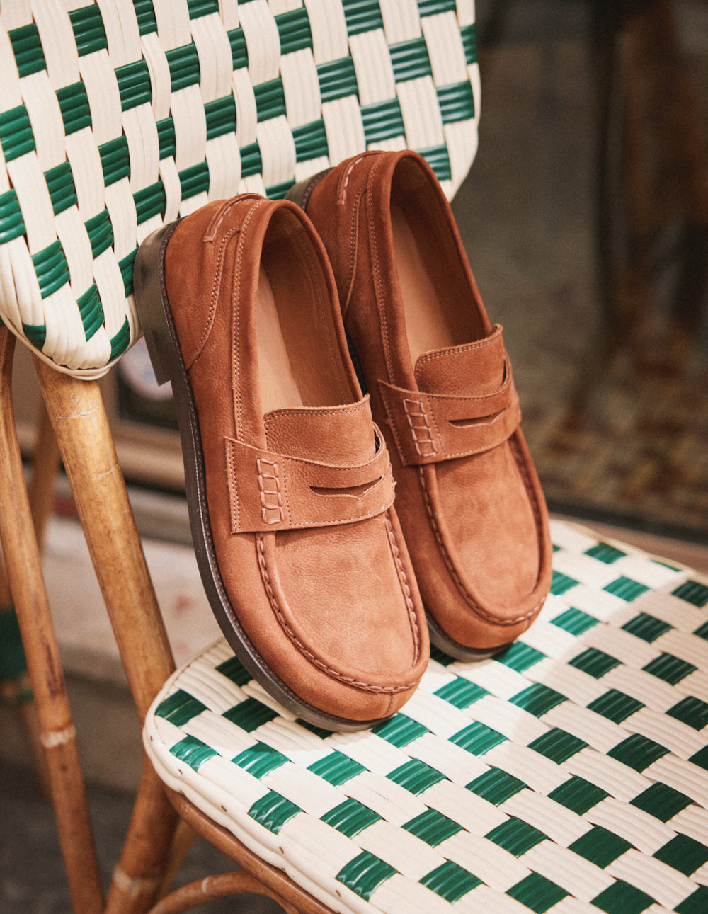 Mocassins Faris - Nubuck cognac