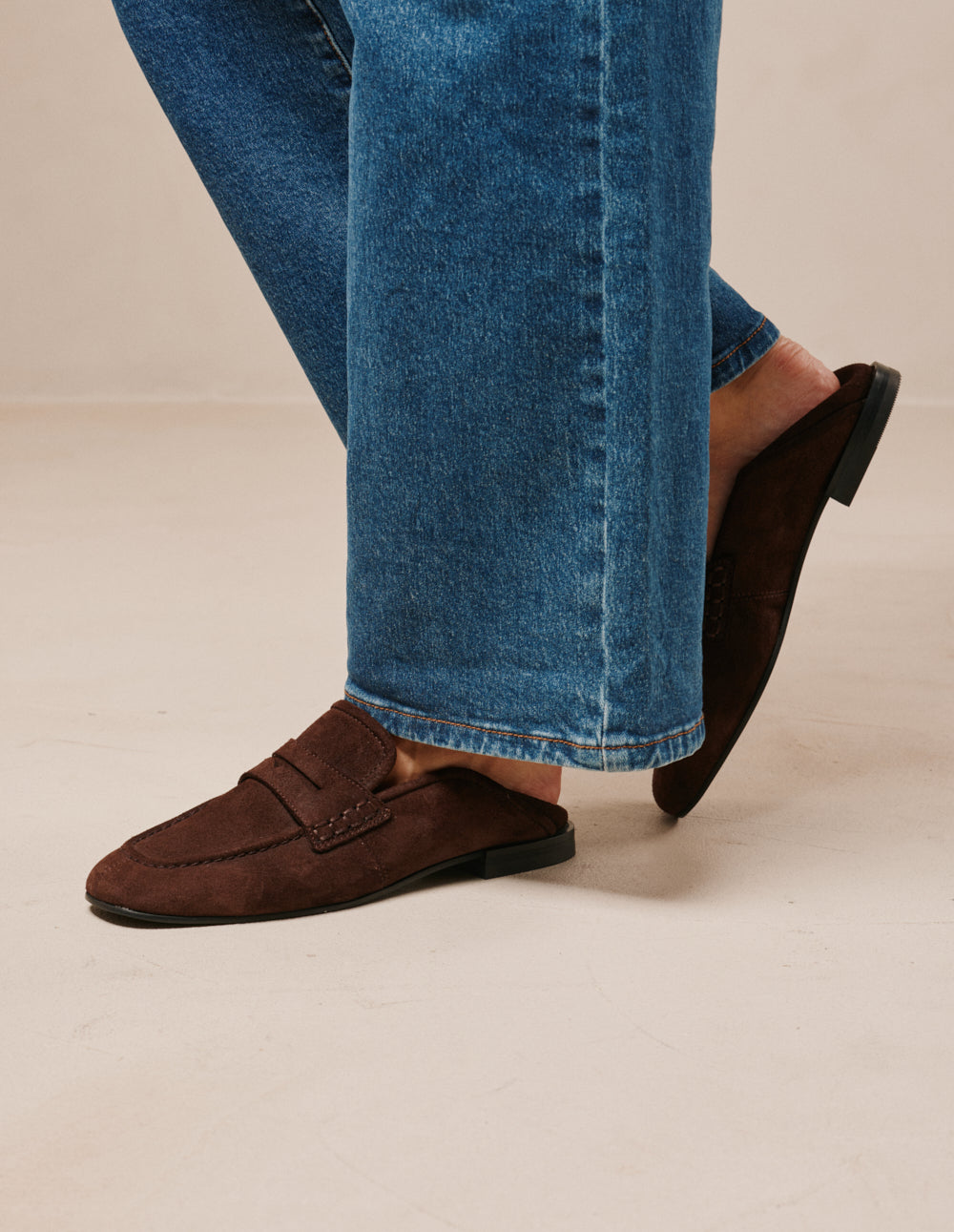Mocassins Gema - Suède chocolat