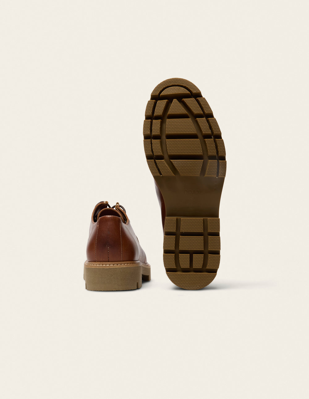 Gontran derby - Cognac Leather