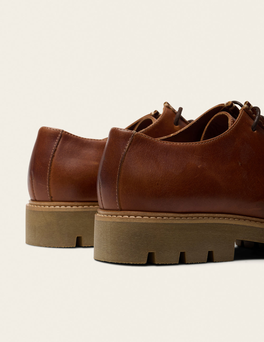 Gontran derby - Cognac Leather