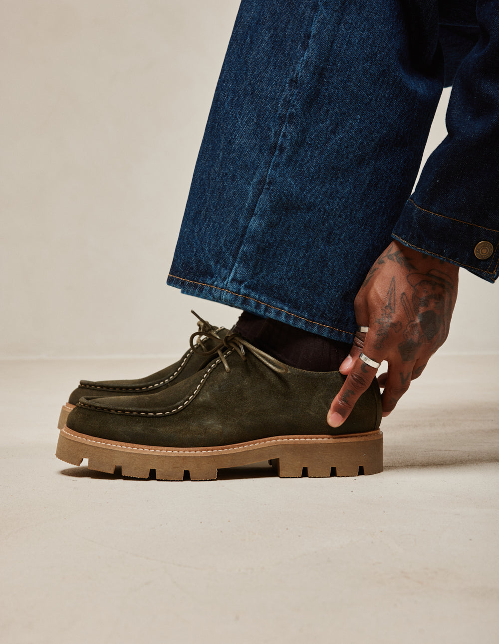 Gontran derby - Oiled khaki Sweden
