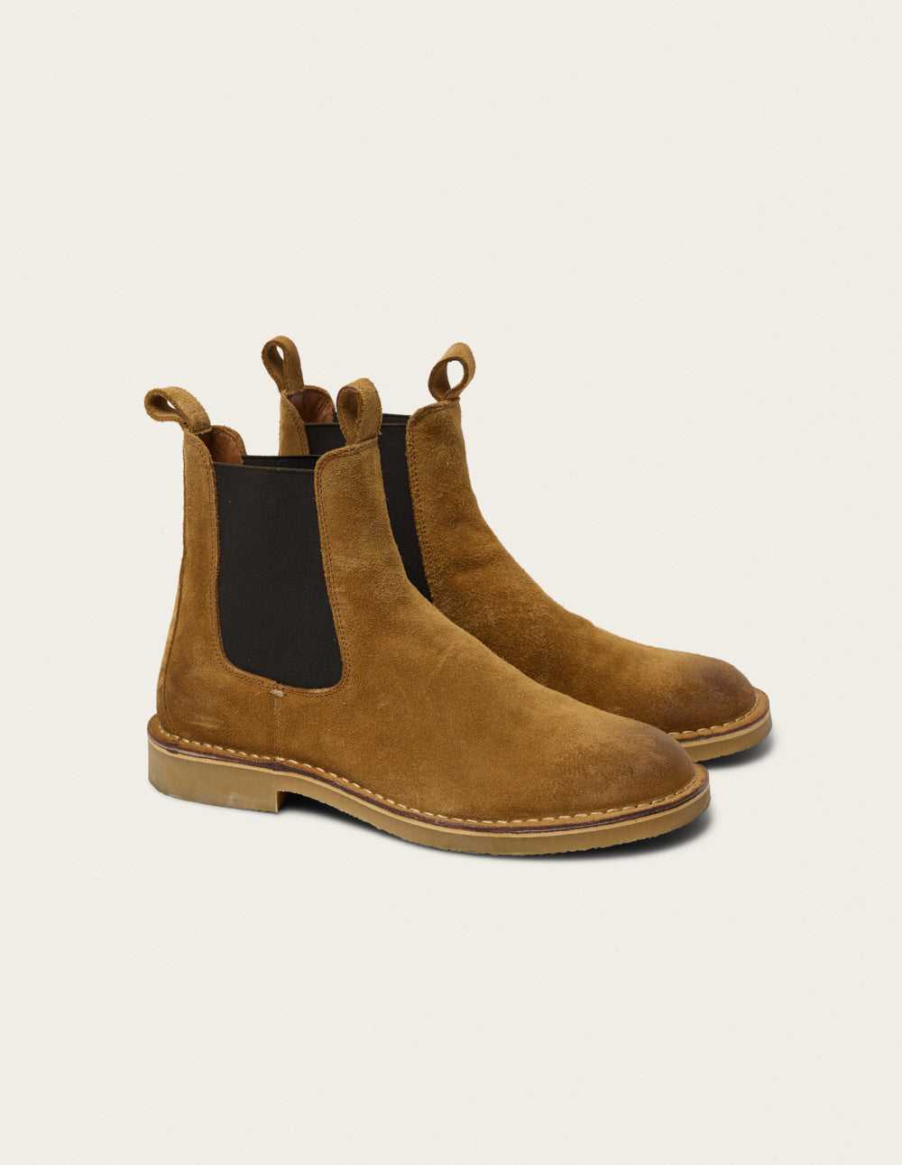 Bottines Iriel - Suède huilé cognac